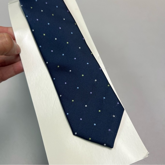 Cat & Jack Boys Blue Polka Dot Tie Size S/M - Picture 3 of 9